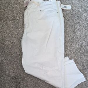 Jessica Simpson Women's Straight Leg White Jeans